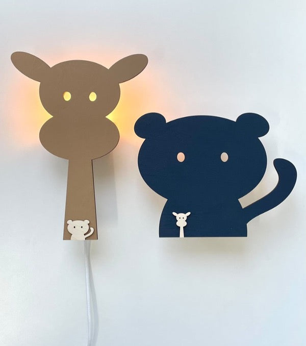 Ted & Fred wandlamp (keuze uit 2 verschillende lampen)